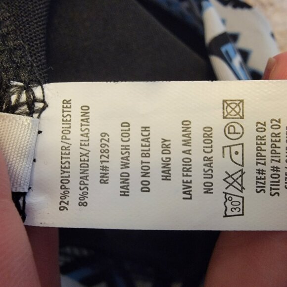 NEW‎ Fancy Fans Leggings Stretch Pants Colorful Womens S/M New With Tags - Picture 4 of 6